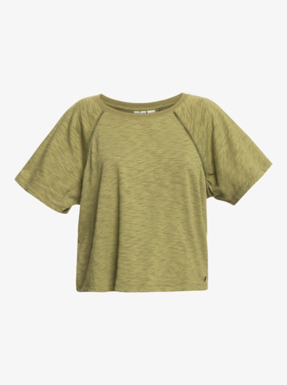 4 Time On My Side - Short Sleeve Top for Women Green ERJKT03974 Roxy