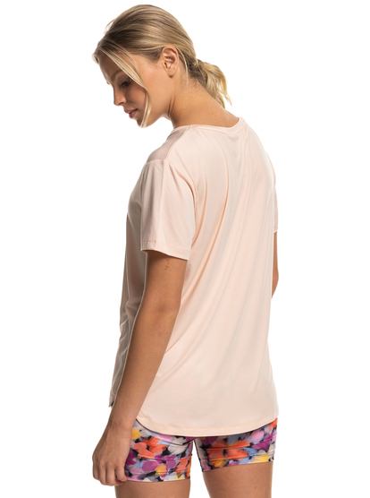 4 Signature Moves Round Tale - Funktions-T-Shirt für Frauen Orange ERJKT04070 Roxy