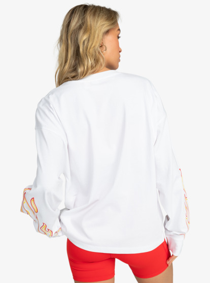 7 Kelia 7 - Longsleeve für Frauen Weiss ERJKT04093 Roxy