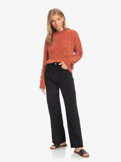 Womens Essential Thing Wide Leg Corduroy Trouser | Roxy