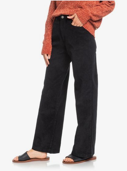 Womens Essential Thing Wide Leg Corduroy Trouser | Roxy