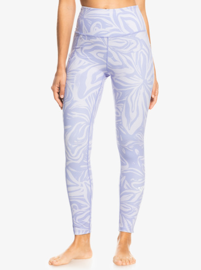 8 Heart Into It Ankle PT - Legging technique pour Femme Violet ERJNP03492 Roxy