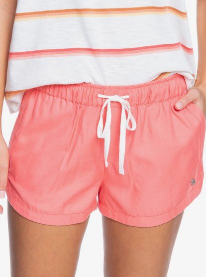 0 New Impossible Love Elasticized Shorts Pink ERJNS03266 Roxy