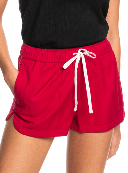 0 New Impossible Love Elasticized Shorts Pink ERJNS03266 Roxy
