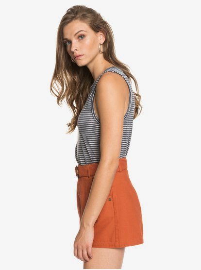 1 Trust And Smile High Waist Shorts Orange ERJNS03291 Roxy