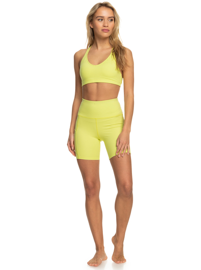 10 Heart Into It Technical Shorts Green ERJNS03435 Roxy