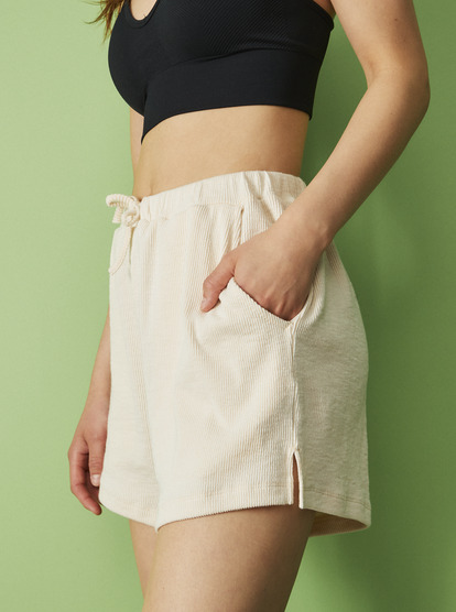 1 Sand Path Elastic Shorts Beige ERJNS03458 Roxy
