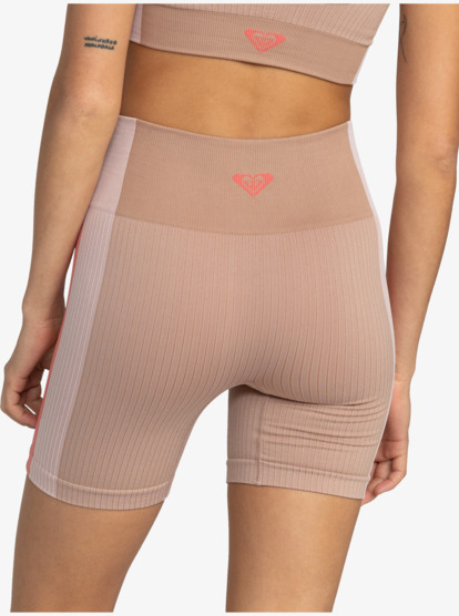15 Womens Chill Out Seamless Bike Shorts Brown ERJNS03474 Roxy