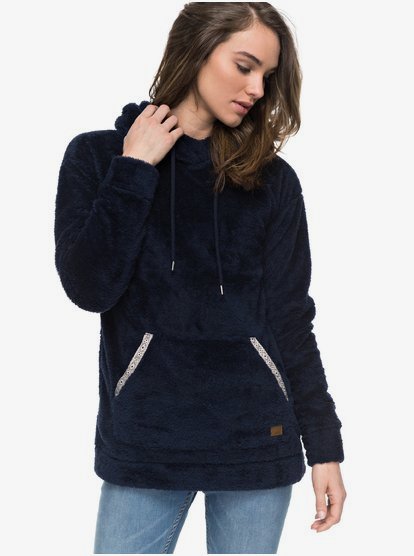 fluffy fleece hoodie women's