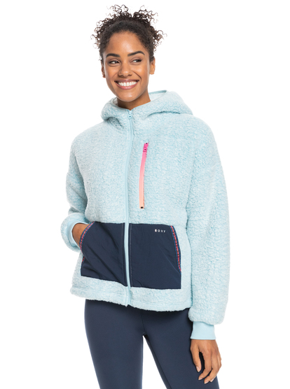  Roxy Sudadera de forro polar con cremallera Trippin para mujer,  Heritage Heather Exc : Ropa, Zapatos y Joyería