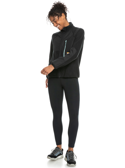 3 Could It Be Magic - Funktionelles Fleece mit Reißverschluss für Frauen Schwarz ERJPF03112 Roxy