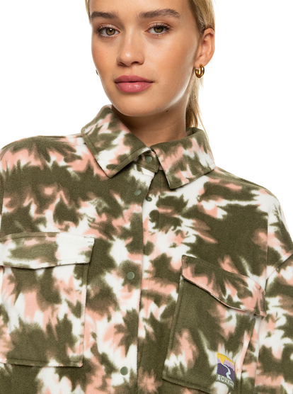 5 Because The Night - Langärmliges Überhemd für Frauen Beige ERJPF03115 Roxy