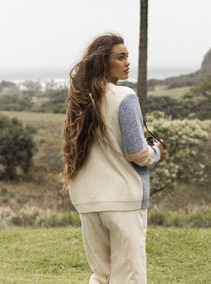 1 Real Groove 2022 - Pullover für Frauen Blau ERJSW03540 Roxy