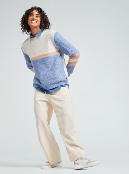 7 Real Groove 2022 - Pullover für Frauen Blau ERJSW03540 Roxy