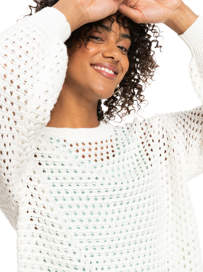 6 California Lover Sweater Beige ERJSW03569 Roxy