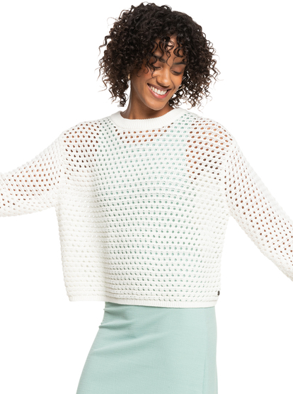 7 California Lover Sweater Beige ERJSW03569 Roxy