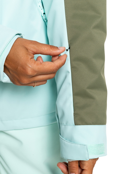 4 Free Jet Block 2022 - Funktionelle Schneejacke für Frauen Blau ERJTJ03362 Roxy
