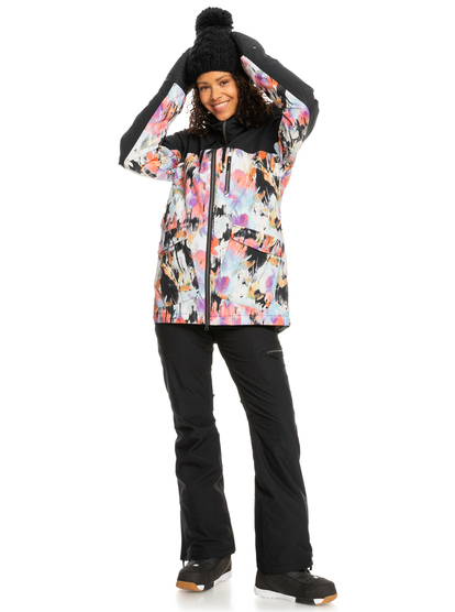 15 Stated Insulated Snow Jacket Black ERJTJ03377 Roxy