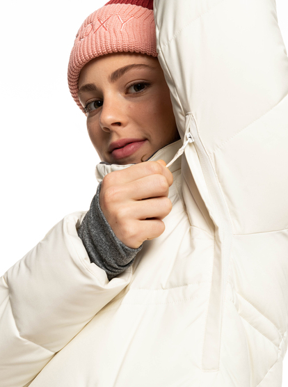 4 Quinn Insulated Snow Jacket White ERJTJ03378 Roxy