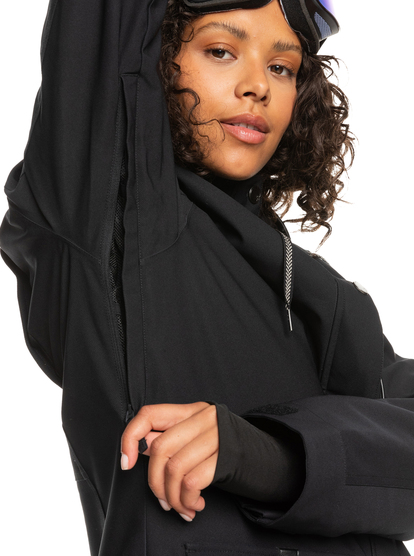 4 Andie Insulated Snow Jacket Black ERJTJ03391 Roxy