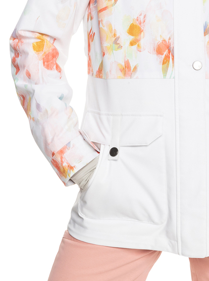 5 Andie Insulated Snow Jacket White ERJTJ03391 Roxy