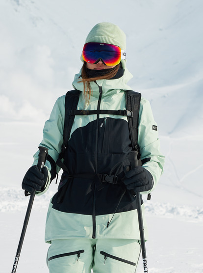 Green snow jacket online womens