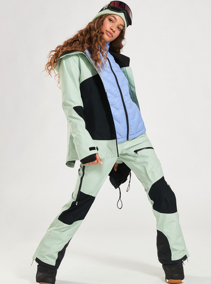 10 GORE-TEX® Lunalite 3L - Funktionelle Schneejacke für Frauen Grün ERJTJ03410 Roxy
