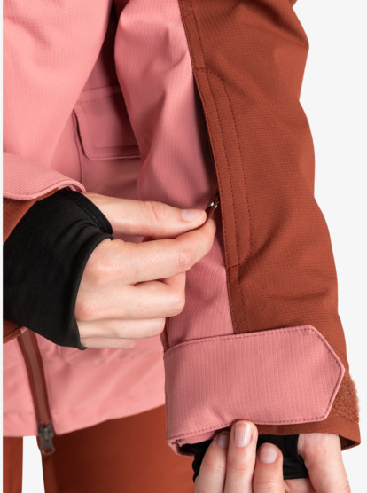 13 Stated - Technisch Snowjack voor Dames Brown ERJTJ03413 Roxy