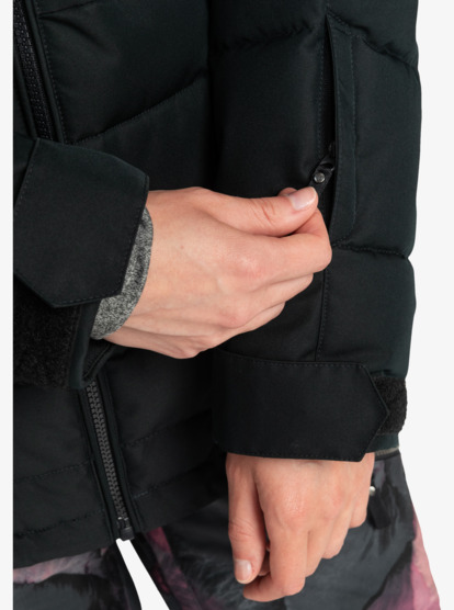 7 Quinn Technical Snow Jacket Black ERJTJ03416 Roxy