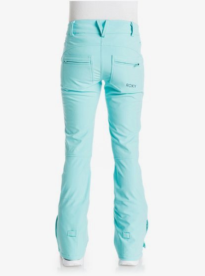 turquoise snow pants