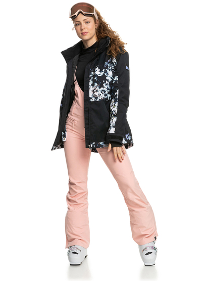 10 Summit Snow Bib Pants Pink ERJTP03199 Roxy