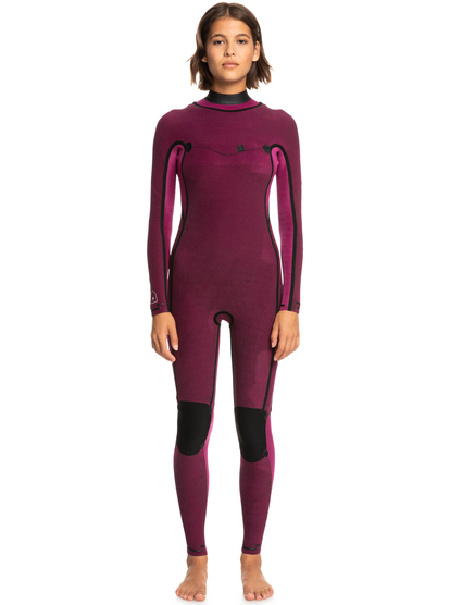 5 4/3mm Current Of Cool - Combinaison de surf zip poitrine pour Femme Noir ERJW103149 Roxy