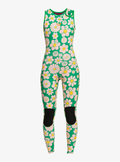 10 Womens 1.5mm POP Surf Long Jane Springsuit Green ERJW703016 Roxy
