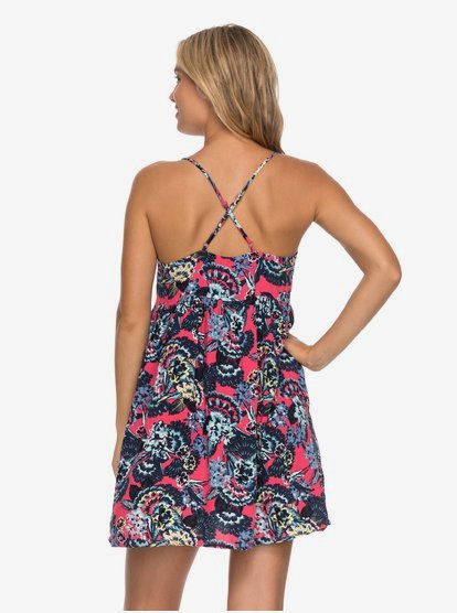 roxy tropical sundance strappy dress