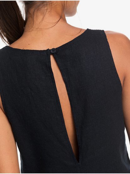 black linen jumpsuit womens