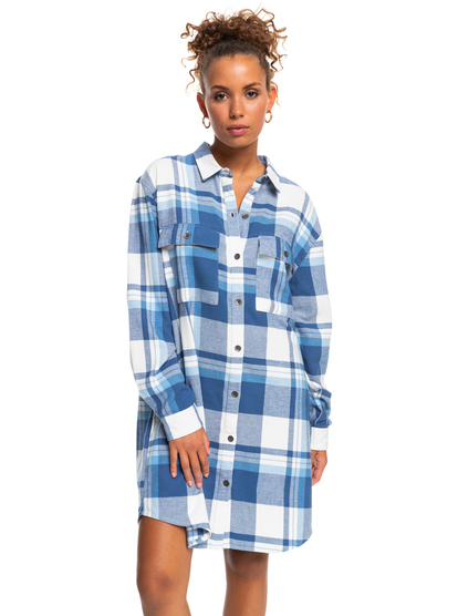 Running Seasons - Long Sleeve Shirt Dress for Women