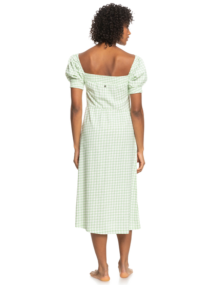 7 Summertime Feeling Midi Dress Green ERJWD03661 Roxy