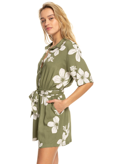 1 Real Yesterday Romper Green ERJWD03710 Roxy