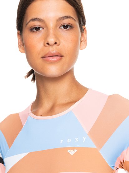 5 Paradiso Passport Long Sleeve One-Piece UPF 50 Rashguard White ERJWR03521 Roxy