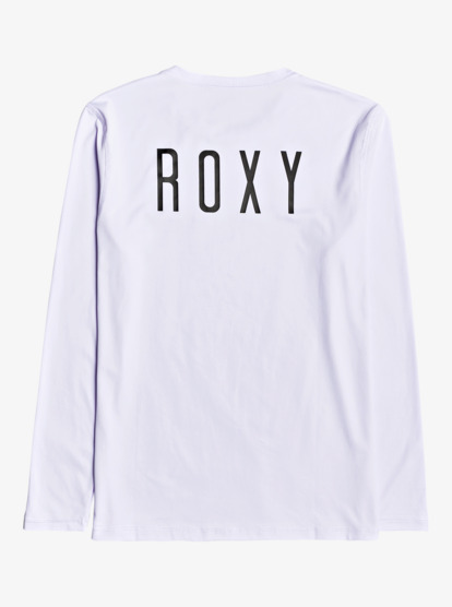 1 Enjoy Waves Long Sleeve UPF 50 Rashguard White ERJWR03550 Roxy