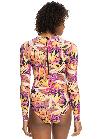 3 Womens Fashion Long Sleeve One-Piece Swimsuit  ERJWR03692 Roxy