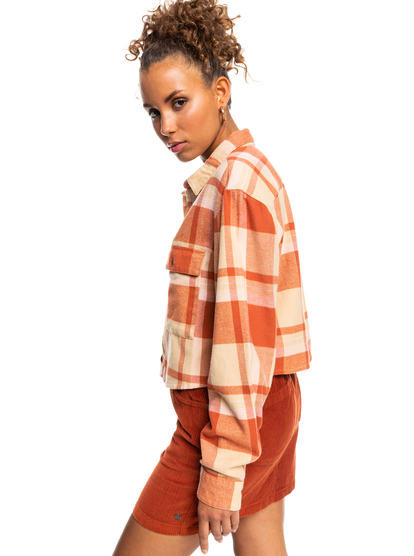 7 Both Ways Long Sleeve Shirt Beige ERJWT03546 Roxy