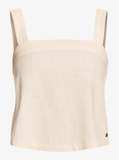 11 Womens Easy Days Strappy Top Beige ERJWT03558 Roxy
