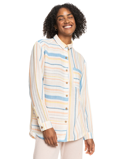 0 Womens Surf Odyssey Long Sleeve Shirt Pink ERJWT03571 Roxy