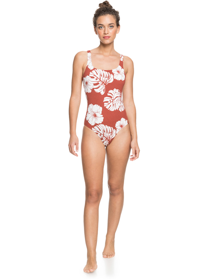 2 Garden Trip One-Piece Swimsuit Pink ERJX103325 Roxy