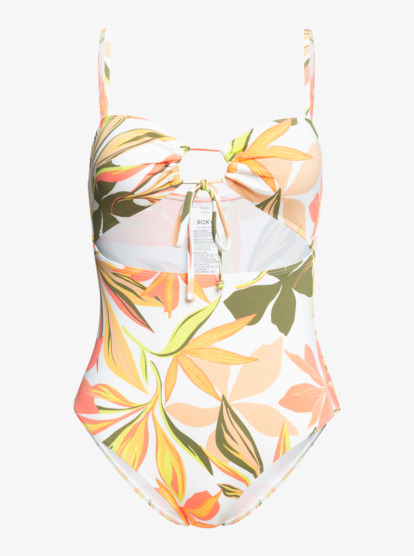 11 Printed Beach Classics - Eendelig Badpak voor Dames White ERJX103508 Roxy