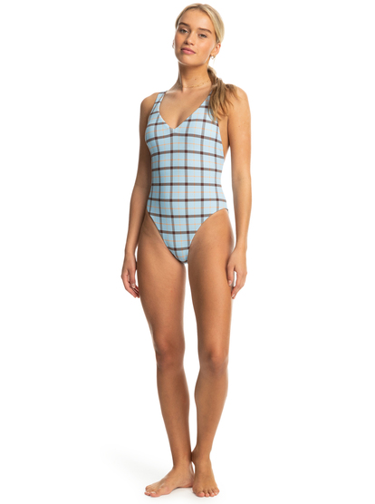 2 Womens Platz One-Piece Swimsuit Blue ERJX103584 Roxy