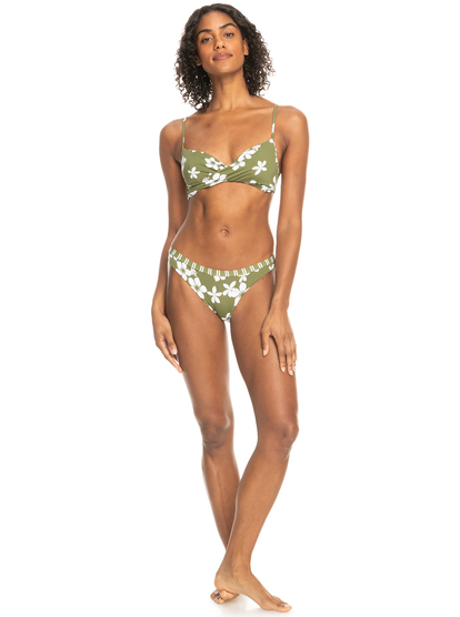 4 Retro Revo - Wendbares Bikini-Set für Frauen Grün ERJX203514 Roxy