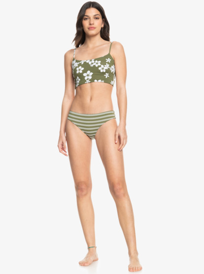 4 Retro Revo - Wendbares Bikini-Set für Frauen Grün ERJX203515 Roxy