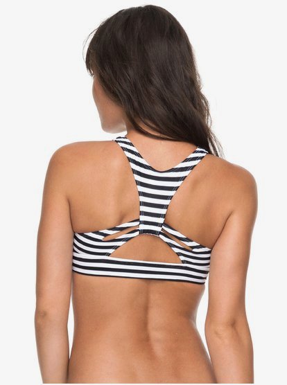 roxy crop bikini top